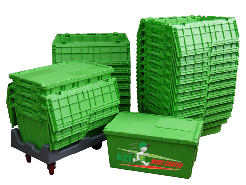 Plastic Moving Crates